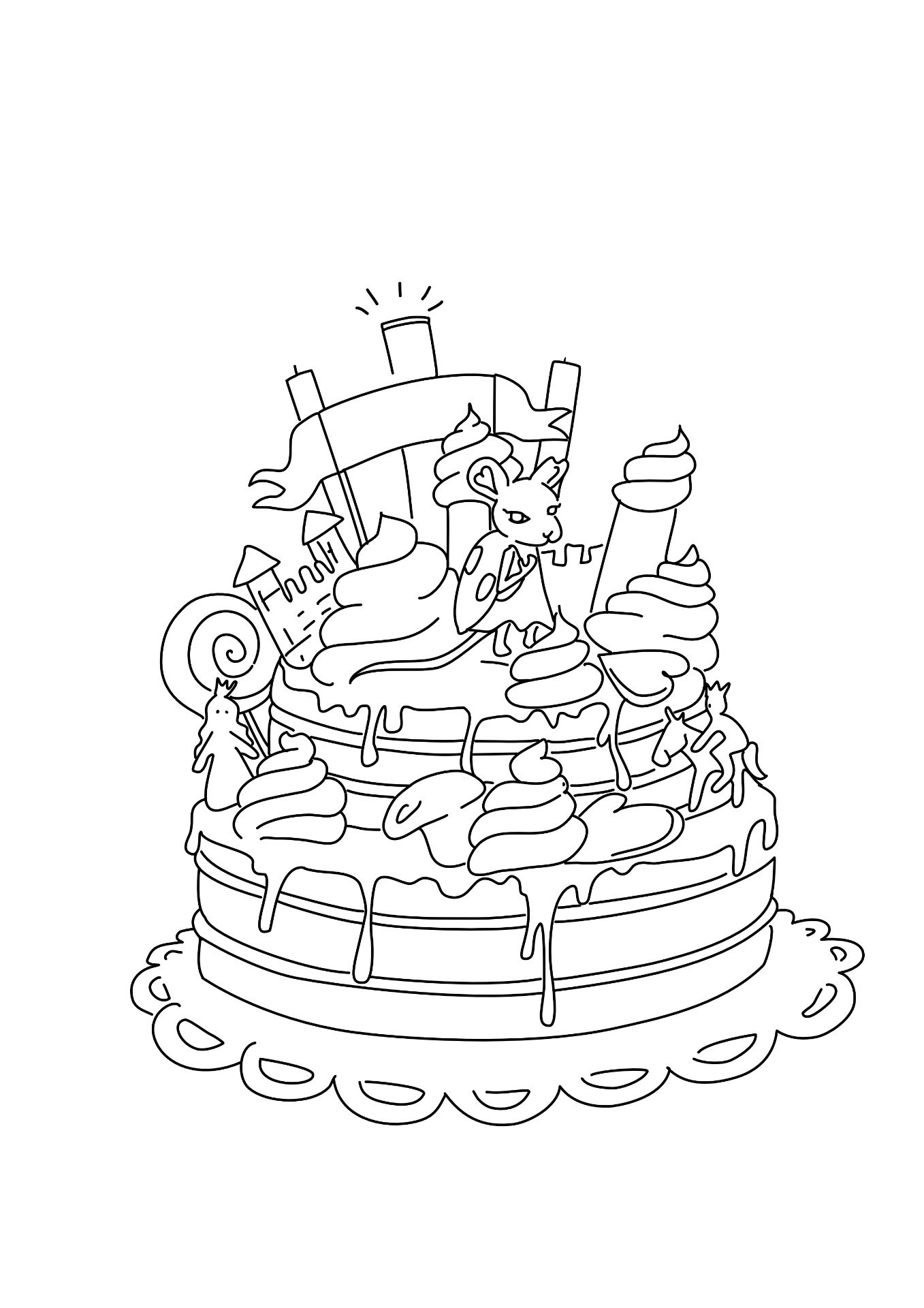 Tortu zo Saškinych narodením si môžete vymaľovať a podľa receptu v knihe aj upiecť. Teší sa Maria a jej vnučka - školáčka.