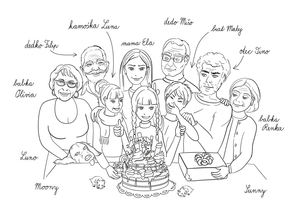 Vyfarbite si fotografiu - obrázok podľa seba spolu s deťmi. Alebo len ako spomienku na svoje detstvo tak ako si ho pamätáte. Aj farbou vlasov, očí, oblečenia blízkych. Idete na to?